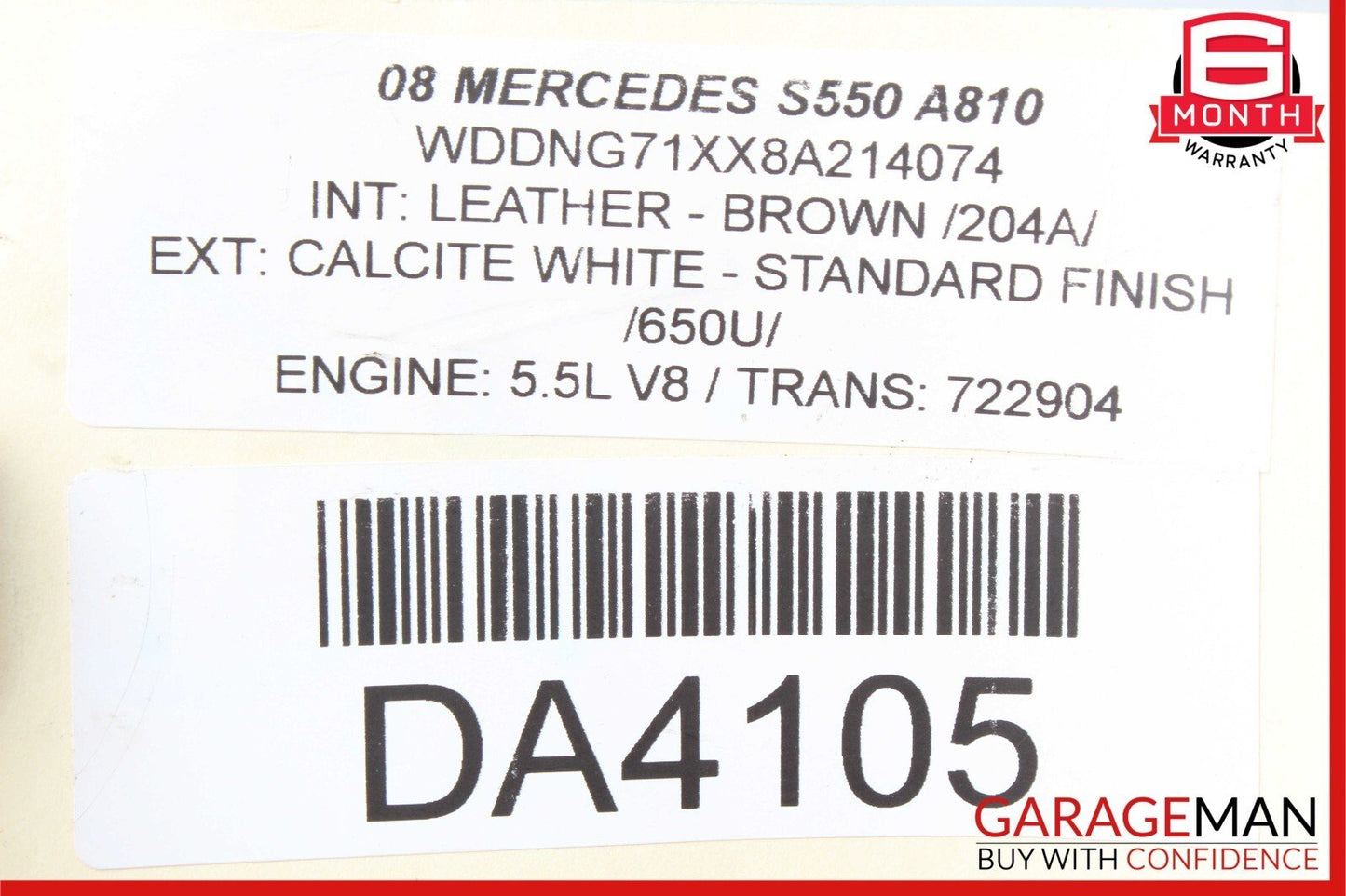 07-13 Mercedes W221 S550 CL550 Engine Cooling Fan Motor Assembly 2215000993 OEM