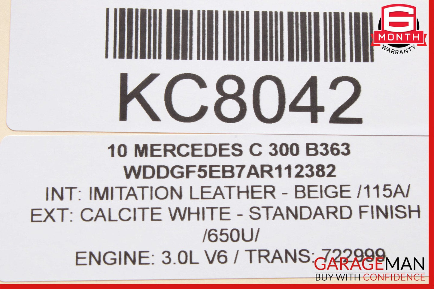 08-11 Mercedes W204 C300 AC A/C Heater Climate Control 2049002303 OEM