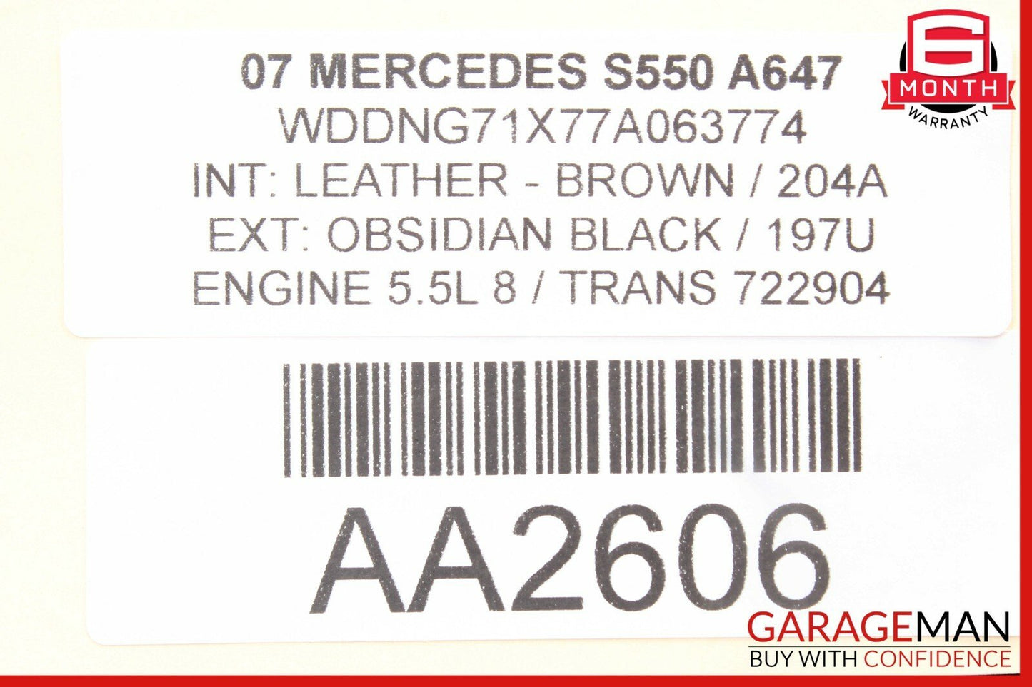 07-13 Mercedes W221 S550 Front Right Passenger Side Under Seat Control Module