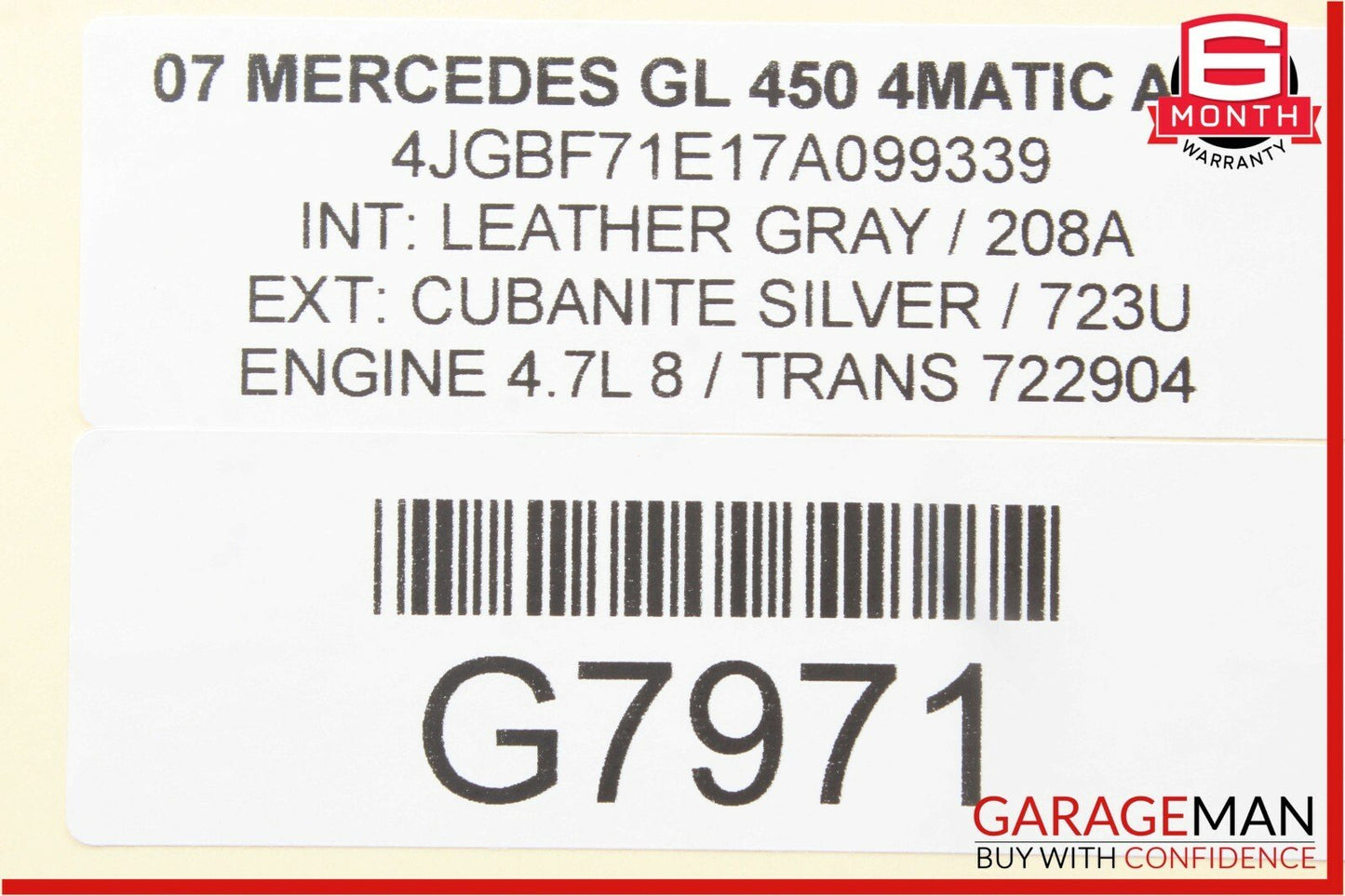 06-11 Mercedes X164 GL450 R550 TPMS Tire Pressure Control Controller Module Unit
