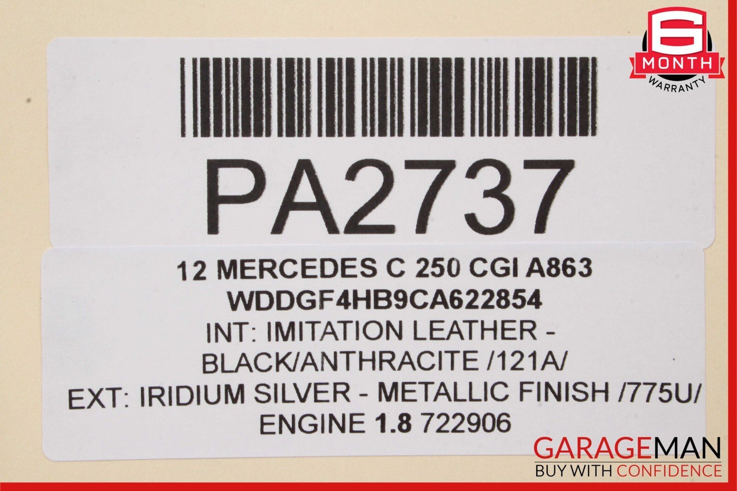 08-17 Mercedes C250 C300 E350 GLK350 AC A/C Air Conditioning Condenser OEM