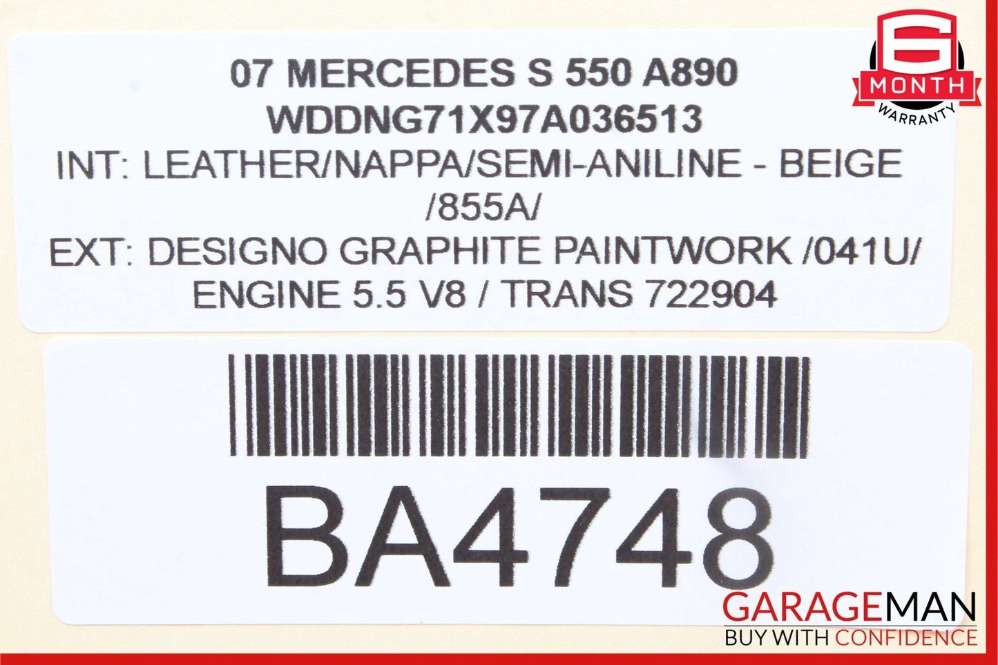 07-14 Mercedes W221 S550 CL550 Front Left Dash AC A/C Air Vent Grille Trim Cover