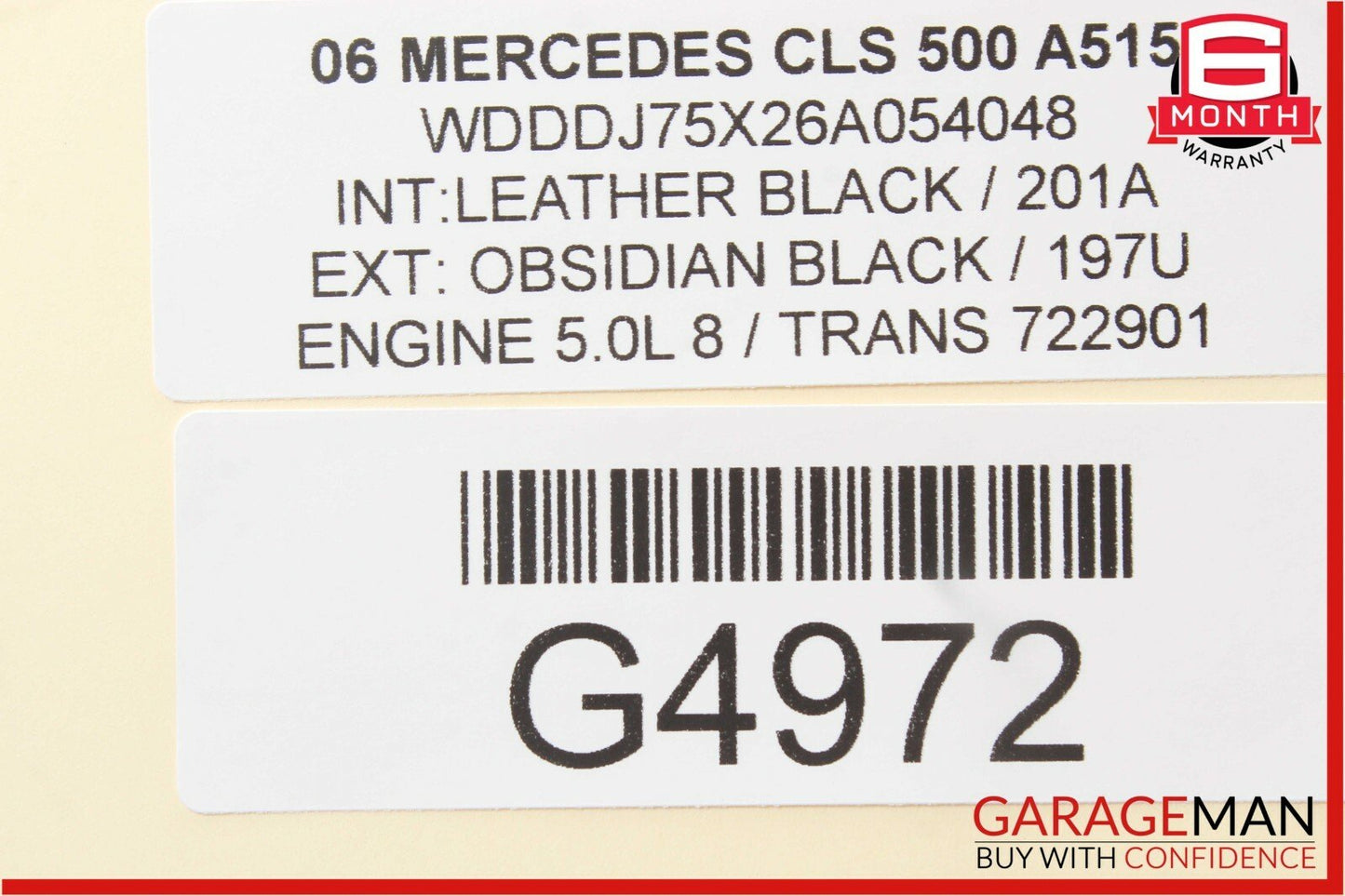 06-11 Mercedes W219 CLS500 Rear Left Side Door Control Module Unit OEM