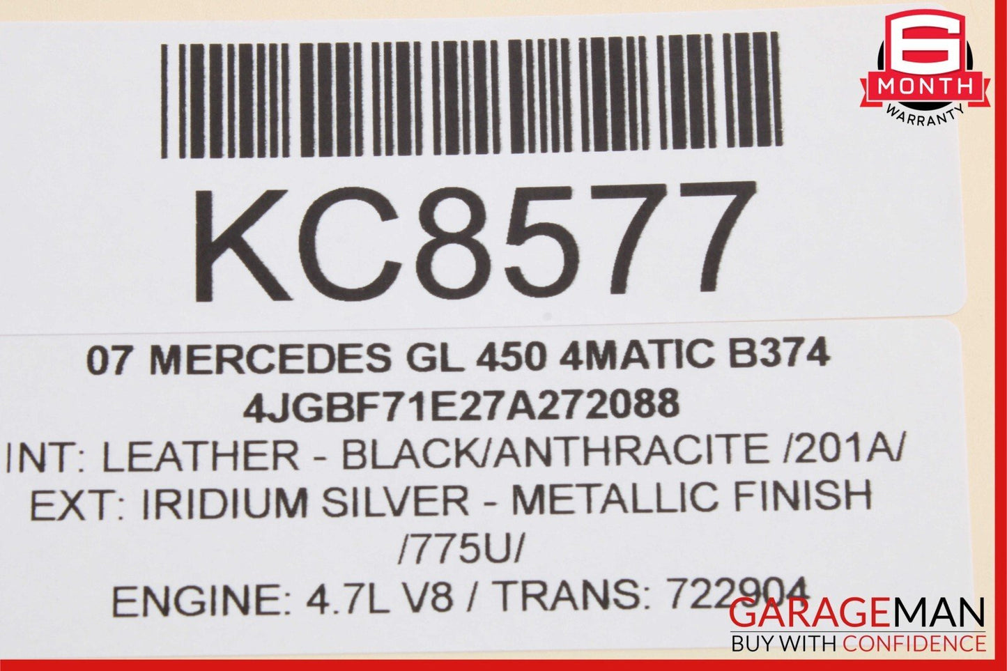 06-13 Mercedes X164 GL450 ML350 R350 Rear Right Side Door Lock Latch Actuator