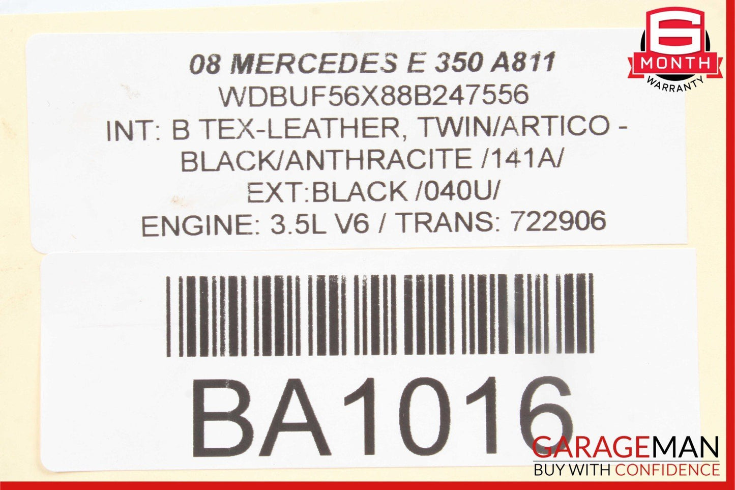 03-09 Mercedes W211 E350 E550 Front Left Side Door Window Regulator Motor OEM