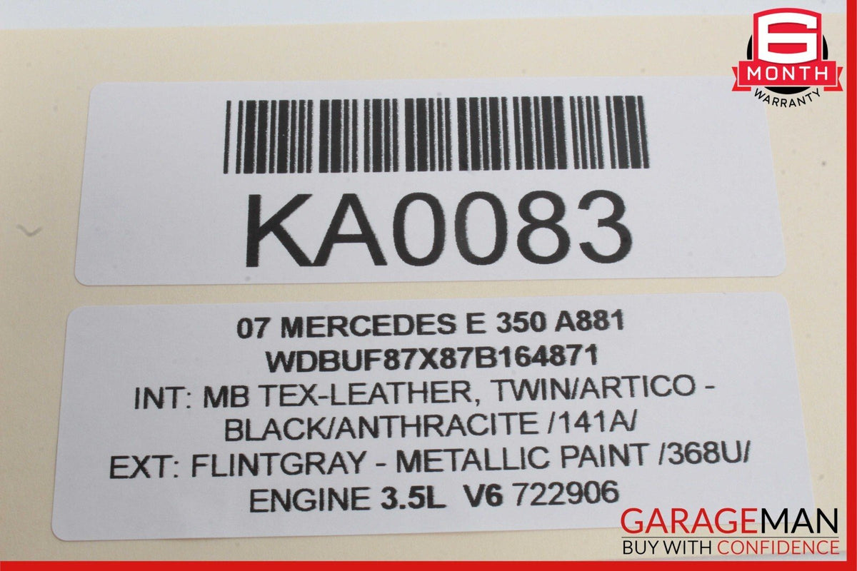 03-09 Mercedes W211 E350 E63 AMG Sirius Satellite Radio Receiver Module Unit