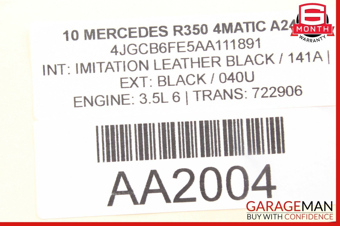 06-13 Mercedes GL450 ML350 R350 Front Left Side Door Control Module Unit
