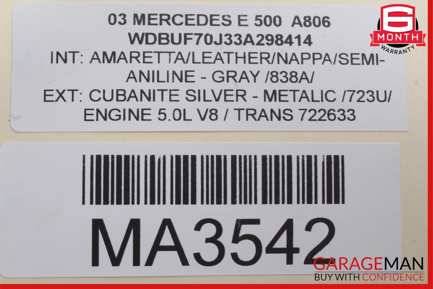 03-09 Mercedes W211 E350 E550 Front Right Passenger Door Controller Module OEM