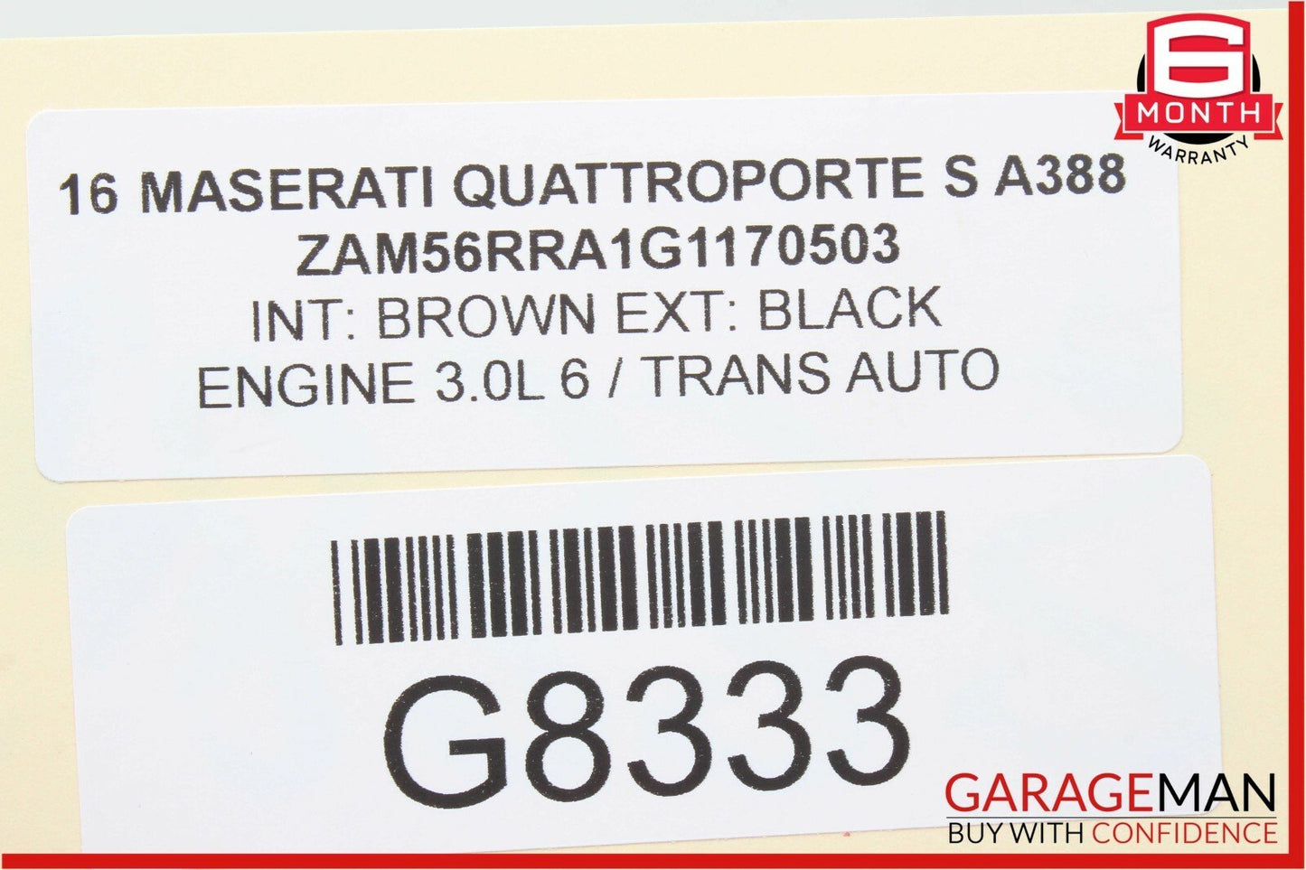 14-18 Maserati Quattroporte Rear Left Side Seat Bolster Cushion Pad Cover Red