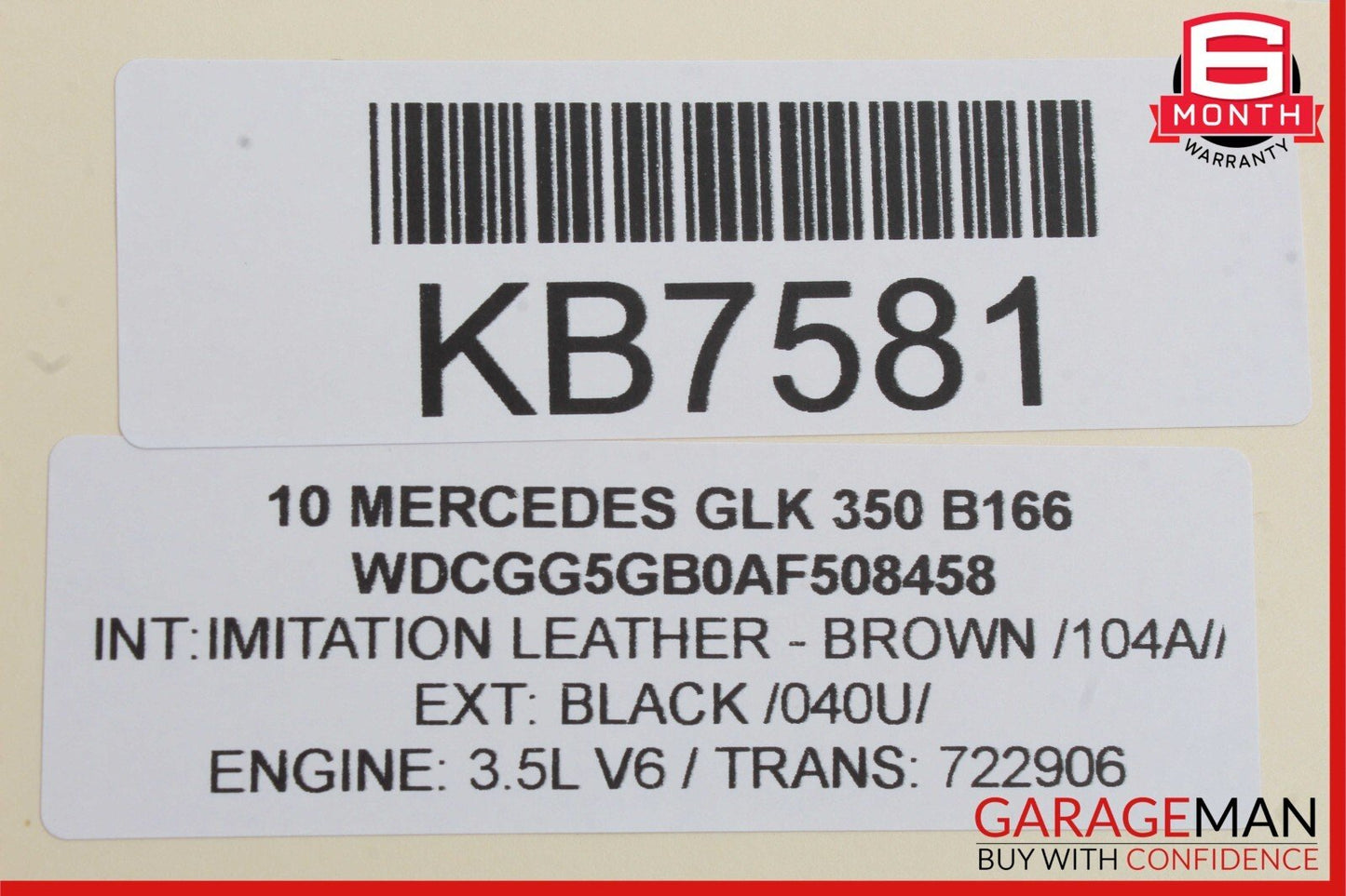 08-15 Mercedes X204 GLK350 E350 Front Right Side Door Lock Latch Actuator OEM