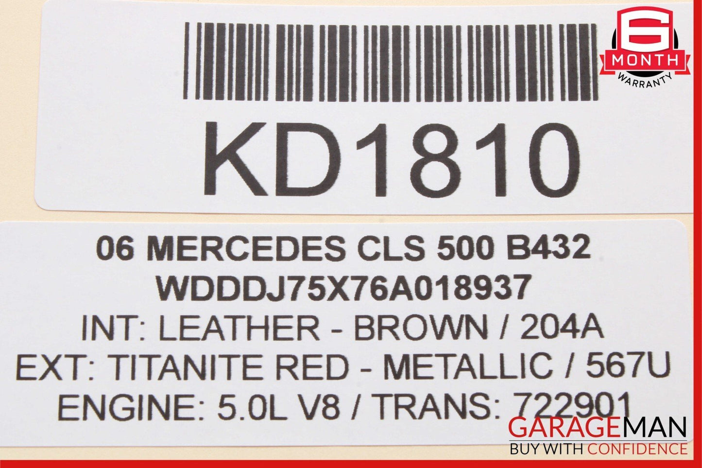 06-11 Mercedes W219 CLS500 CLS55 AMG Front Left Driver Door Control Module OEM