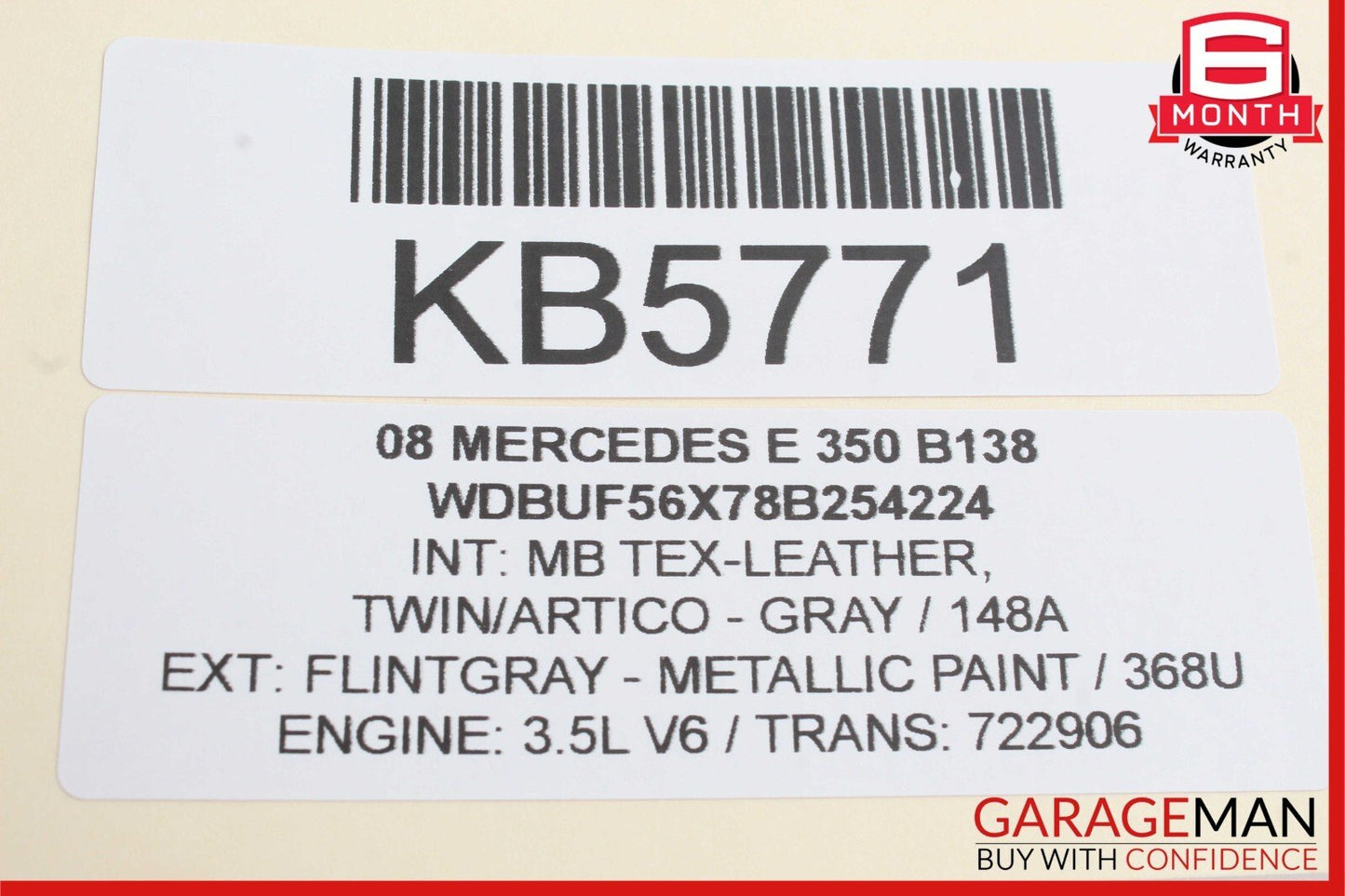 03-09 Mercedes W211 E320 E350 E500 Front Right Side Tweeter Speaker Cover Grey