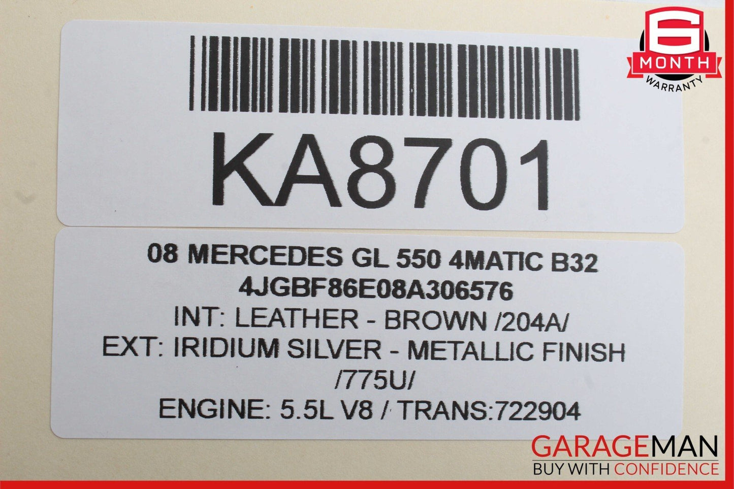 06-12 Mercedes X164 GL550 R350 ML63 AMG DVD Player Video Splitter 1646800614 OEM