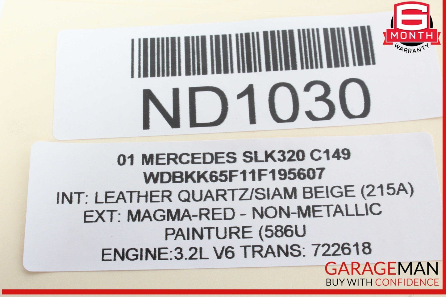 97-04 Mercedes R170 SLK320 Center Dash AC A/C Air Condition Vent 1708301854 OEM