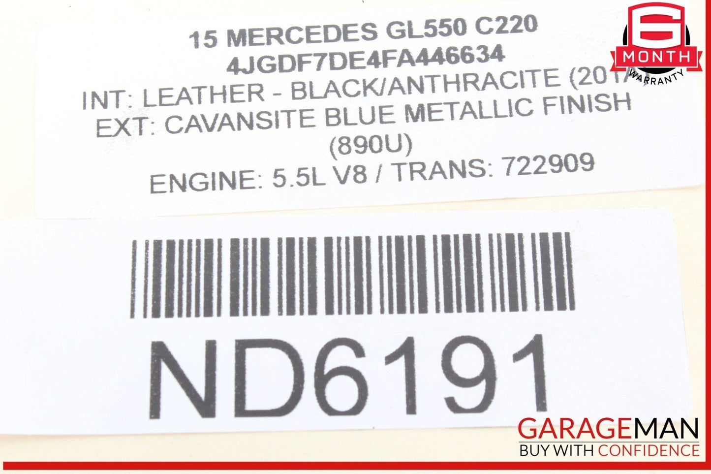 12-19 Mercedes X166 GL550 Front Right Side Driveshaft CV Drive Axle Shaft OEM