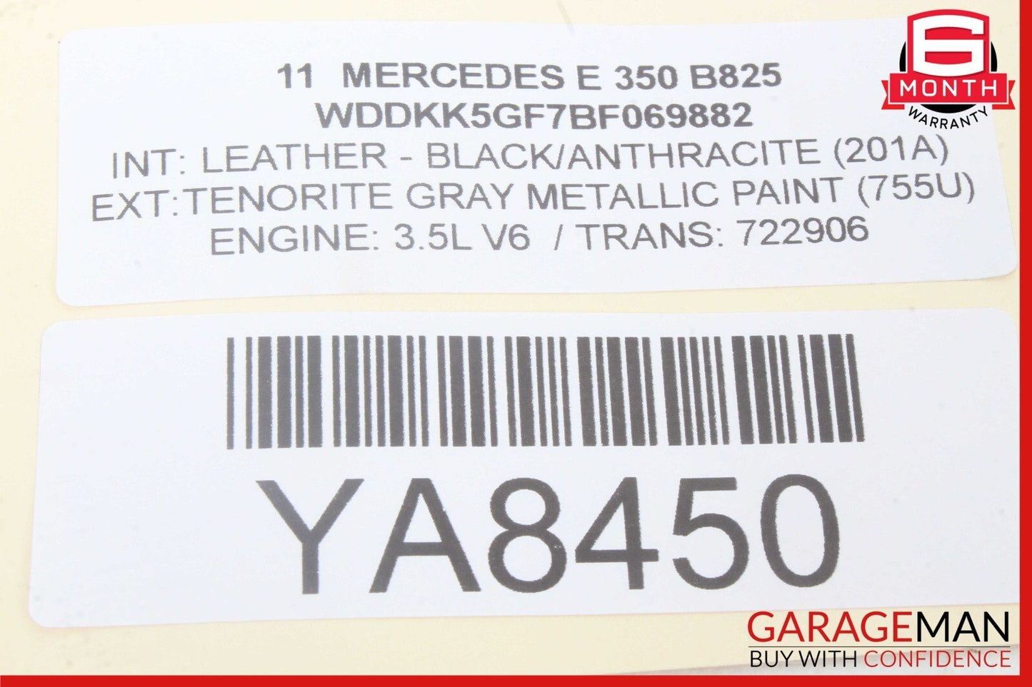 10-17 Mercedes W207 E350 E400 Front Right Side Door Lock Latch Actuator OEM