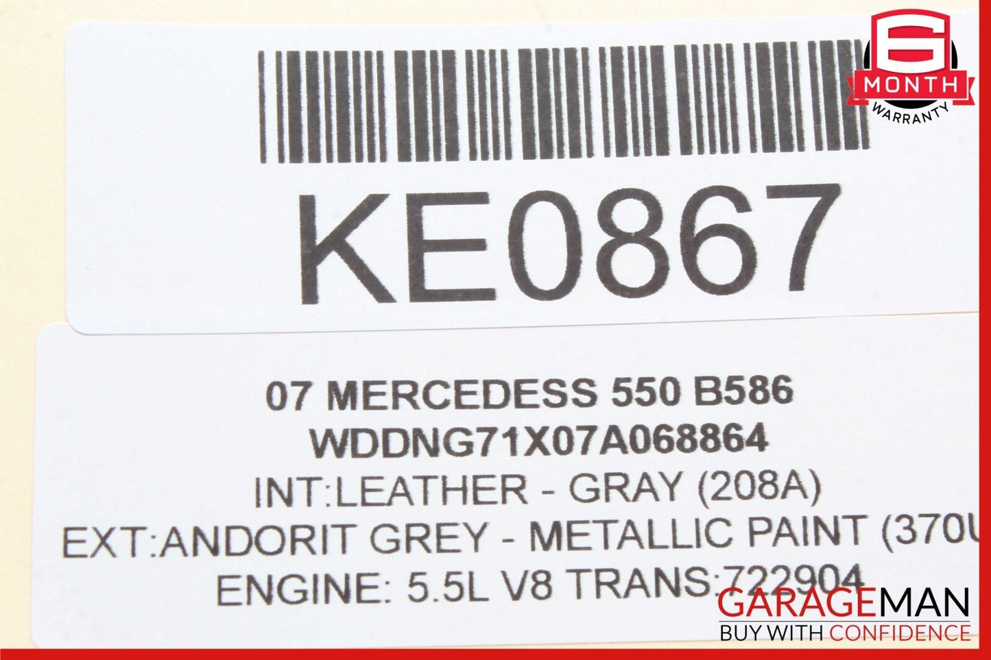 07-13 Mercedes W221 S550 Rear Right Side Door Window Switch Control Trim OEM