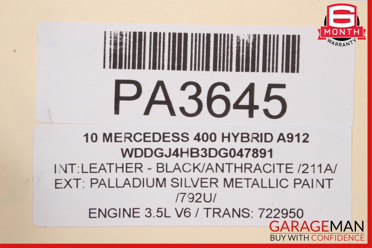 10-13 Mercedes W221 S400 Drive Shaft Rear Differential Propeller 2214105416 OEM