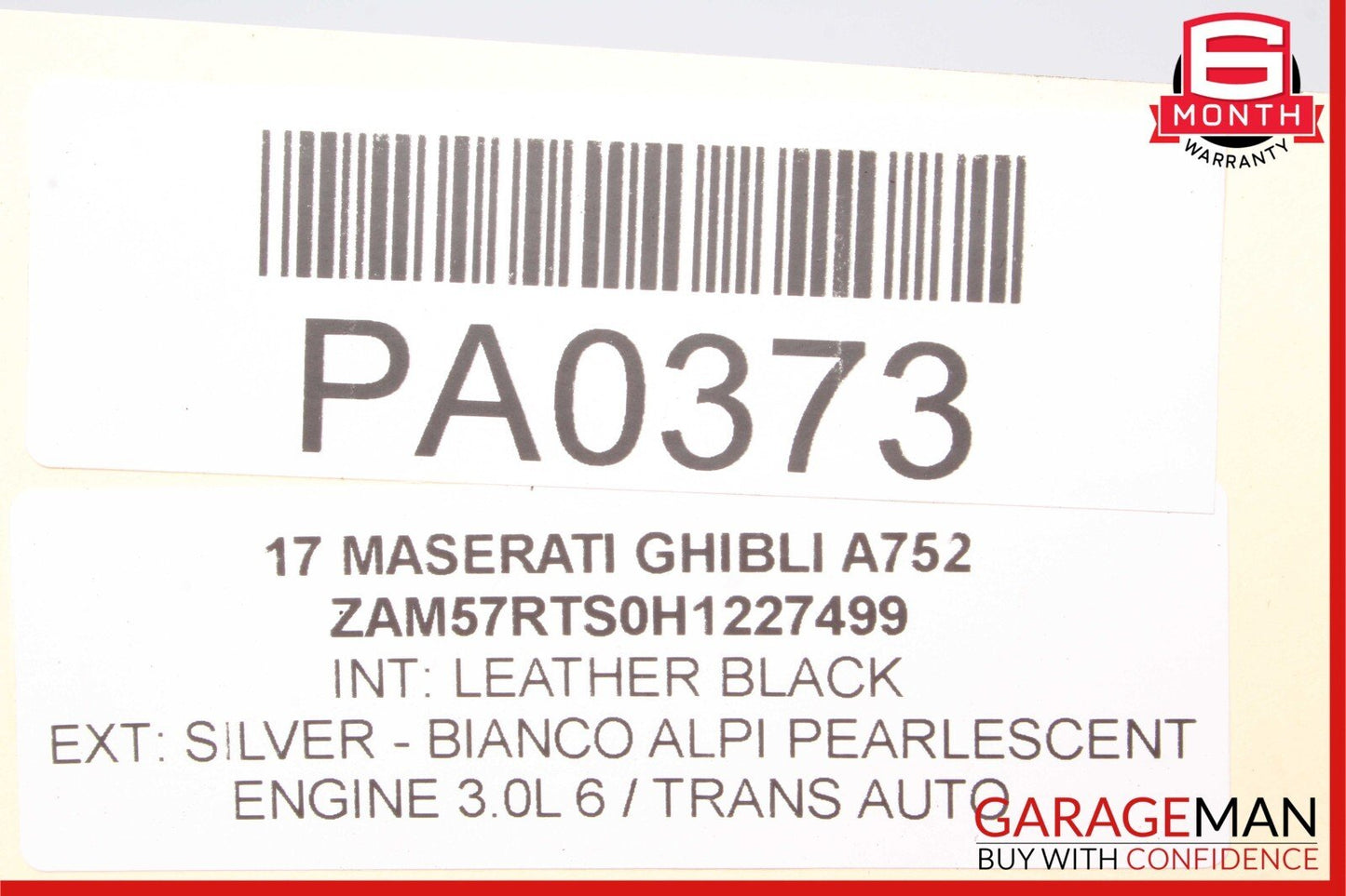 14-17 Maserati Ghibli Rear Anti Roll Stabilizer Sway Bar Frame Assembly RWD