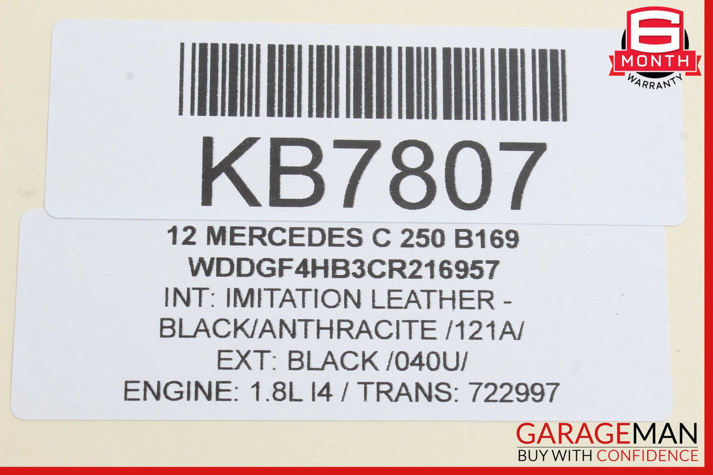 08-14 Mercedes W204 C250 C350 C300 Front Left Door Lock Latch Actuator OEM