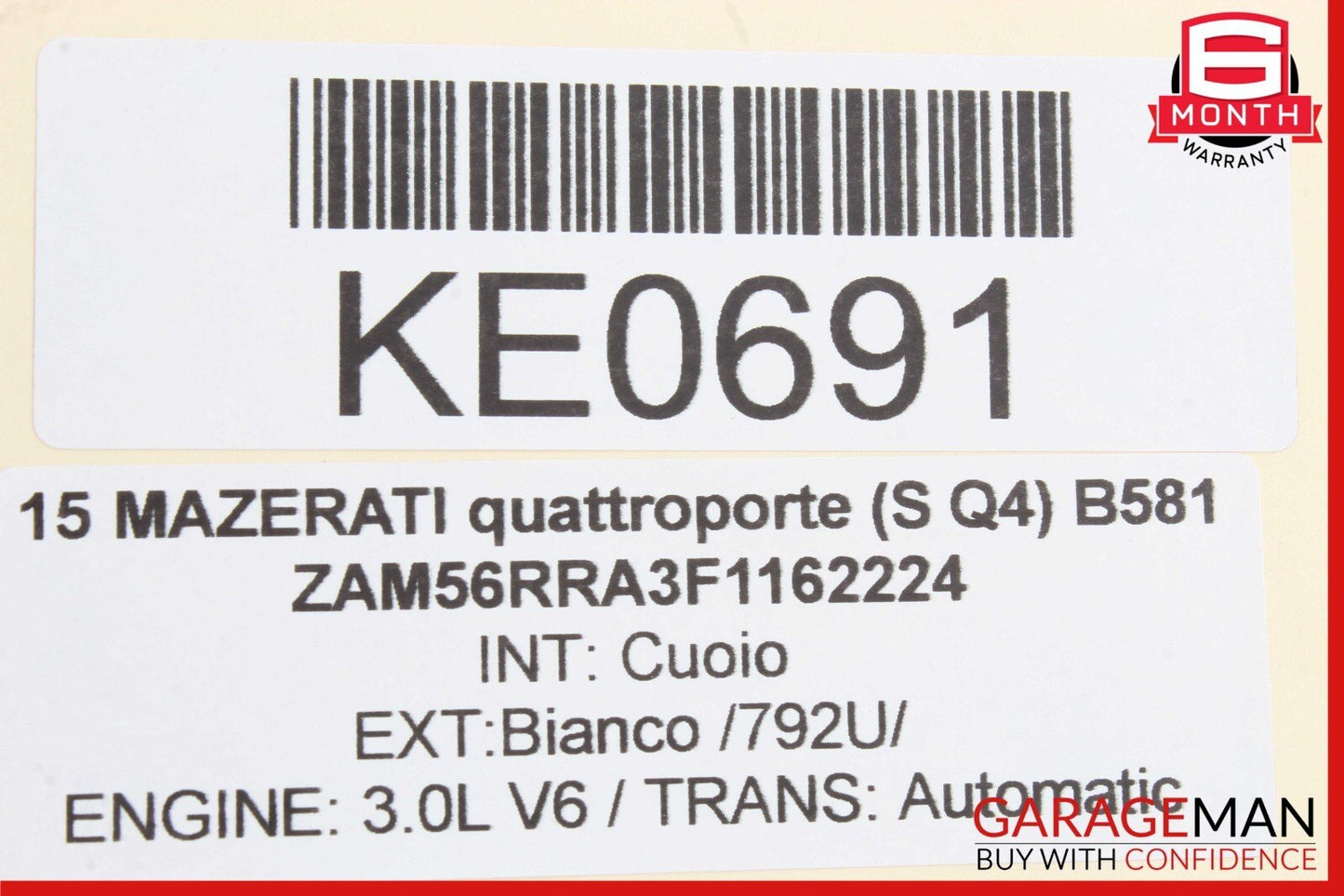 14-17 Maserati Quattroporte Front or Rear Side Door Audio Sound Speaker Set OEM
