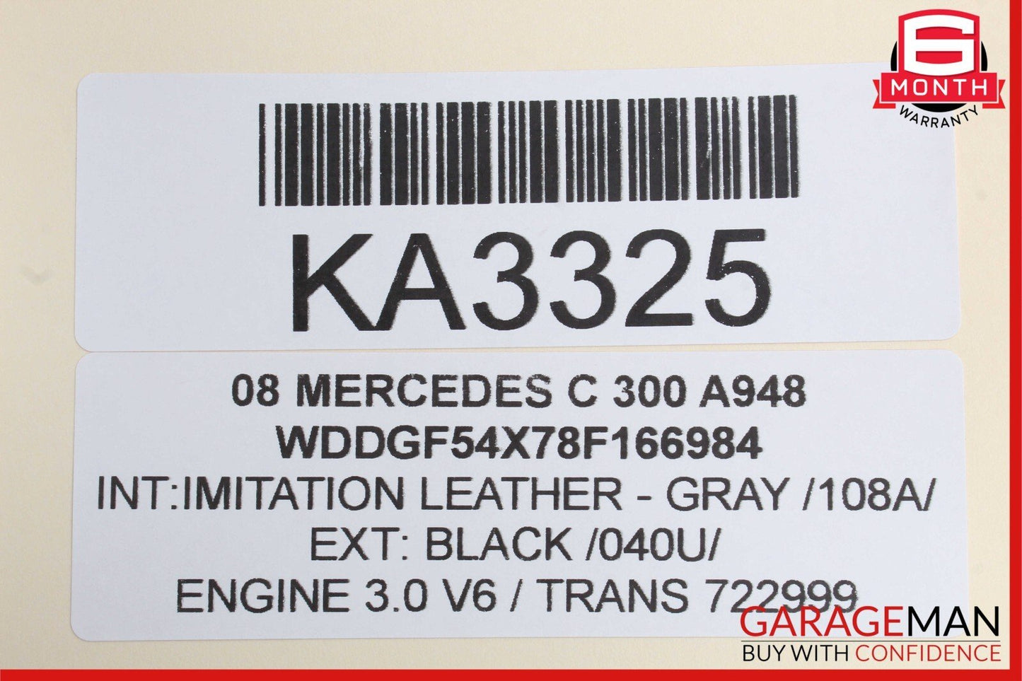 08-11 Mercedes W204 C300 C250 Front Left Driver Side Exterior Door Handle OEM