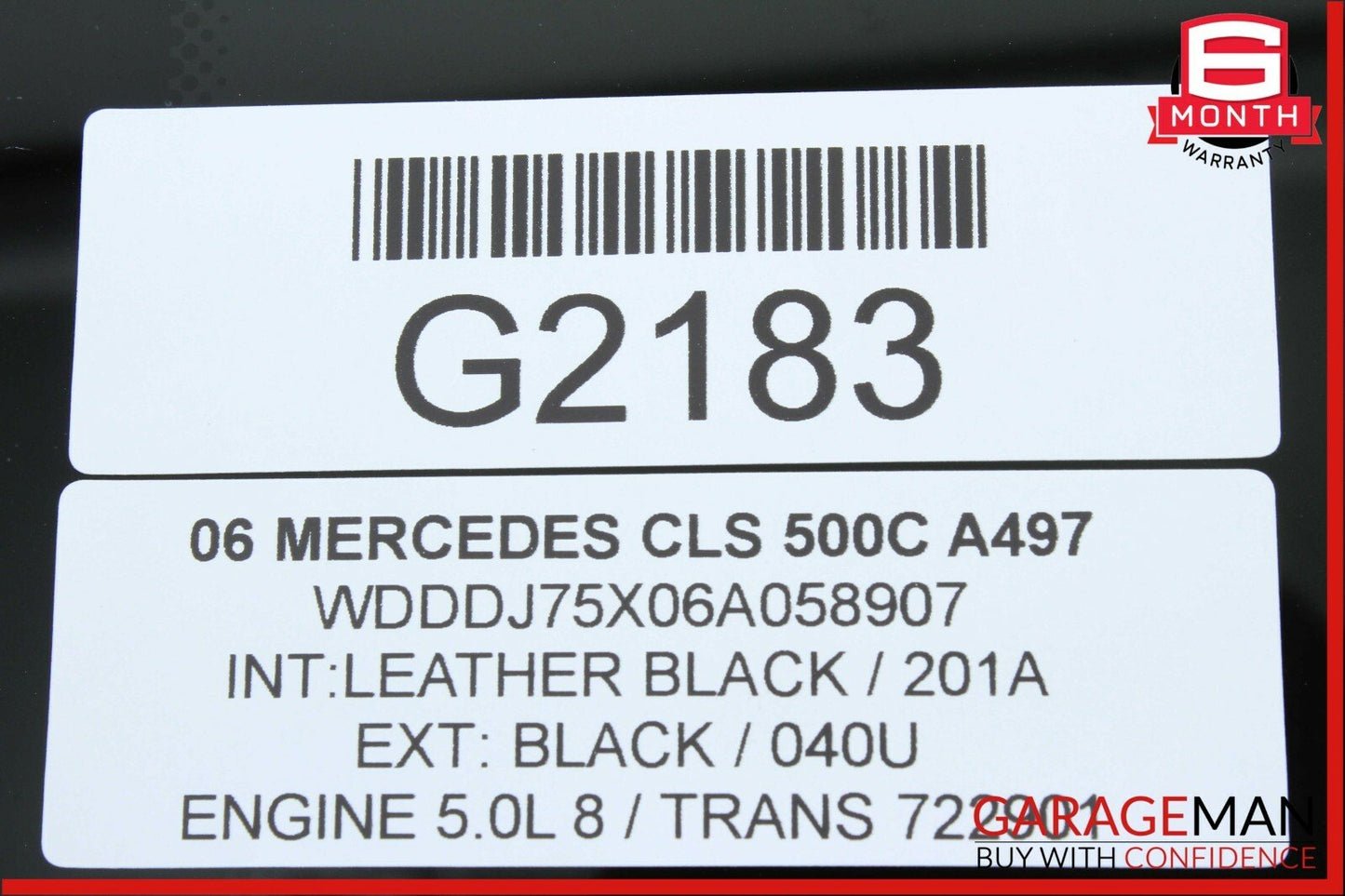 06-11 Mercedes W219 CLS500 CLS63 AMG Top Sunroof Sun Roof Window Glass Panel