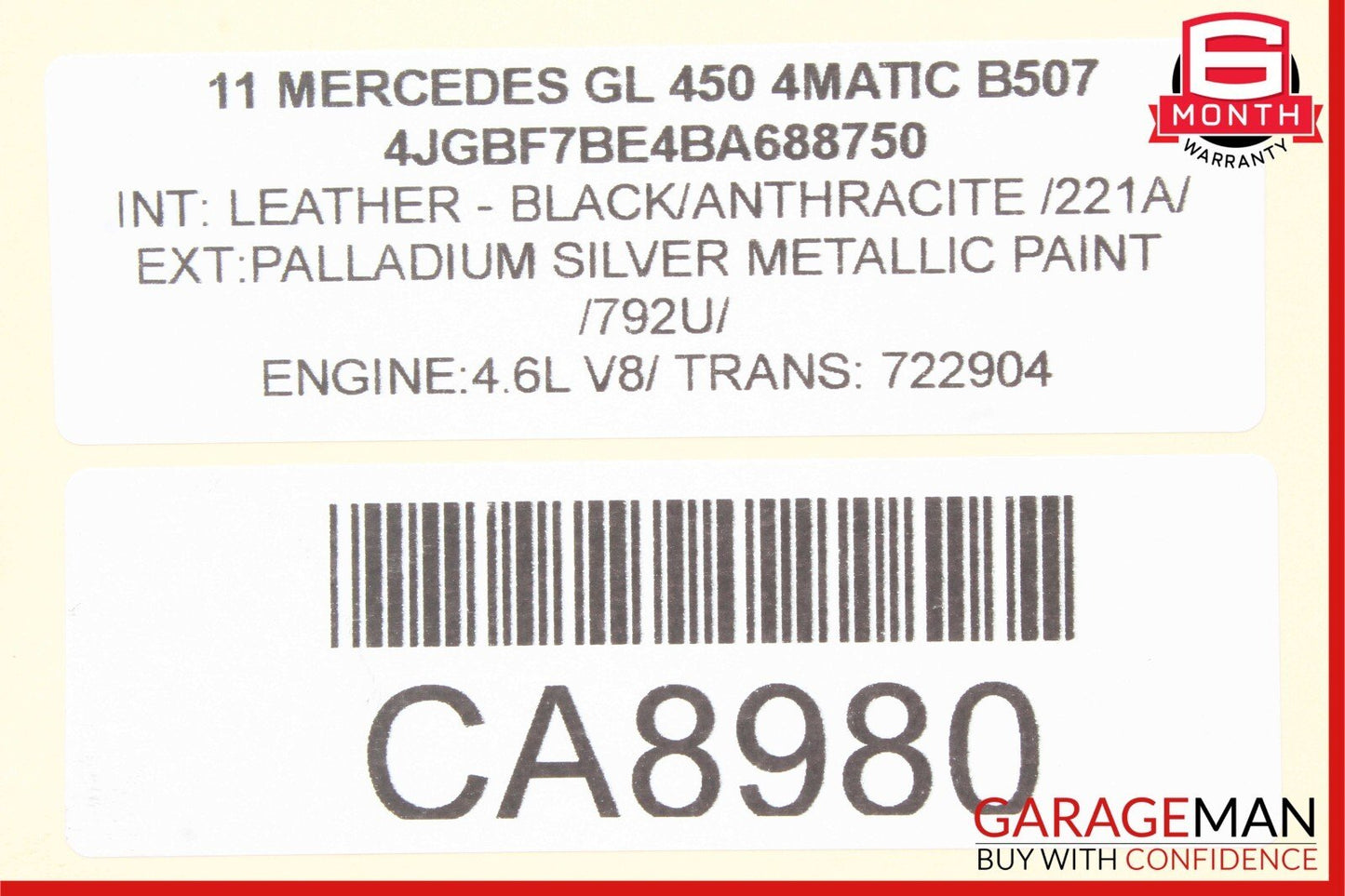 Mercedes GL450 C350 E350 Front Right Side Engine Timing Chain Cover Plate OEM