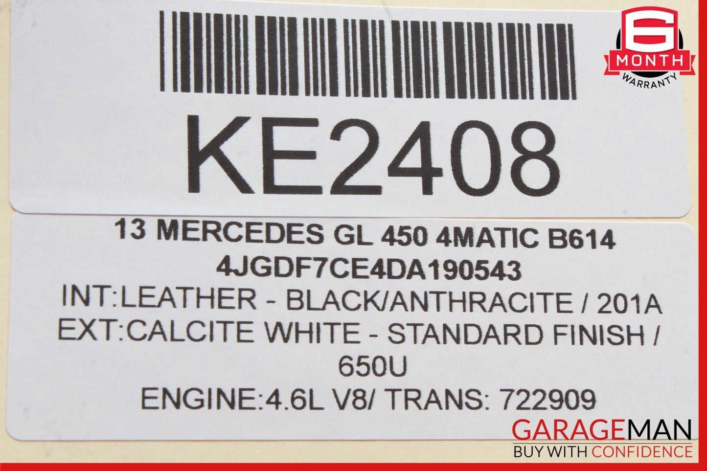 12-16 Mercedes X166 GL450 SLK350 Hand Parking Brake Control Module Unit OEM