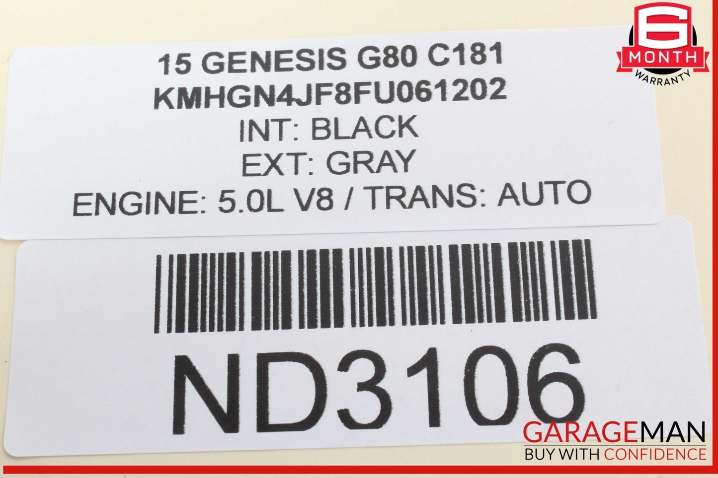 15-20 Hyundai Genesis G80 AM FM Audio Radio Receiver CD Player 96560-B14274 OEM