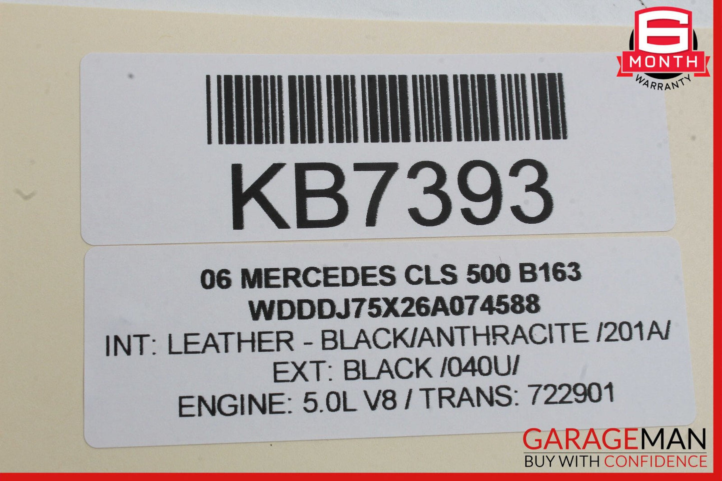 06-11 Mercedes W219 CLS550 Front Left Side Exterior Door Handle Assembly OEM