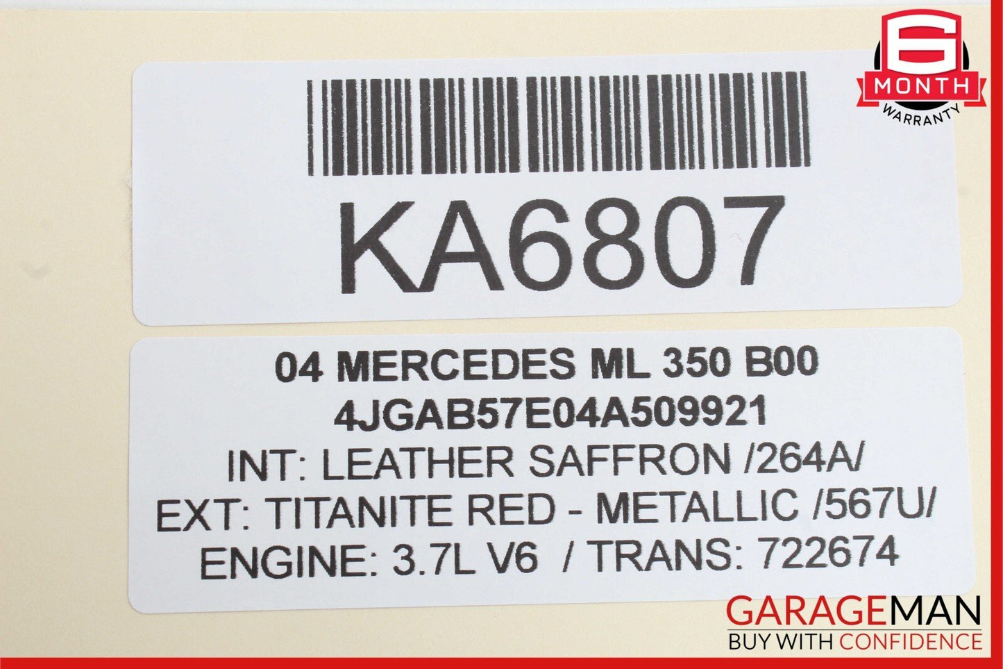 98-05 Mercedes W163 ML350 ML320 Seat Control Module Front Left Or Right OEM