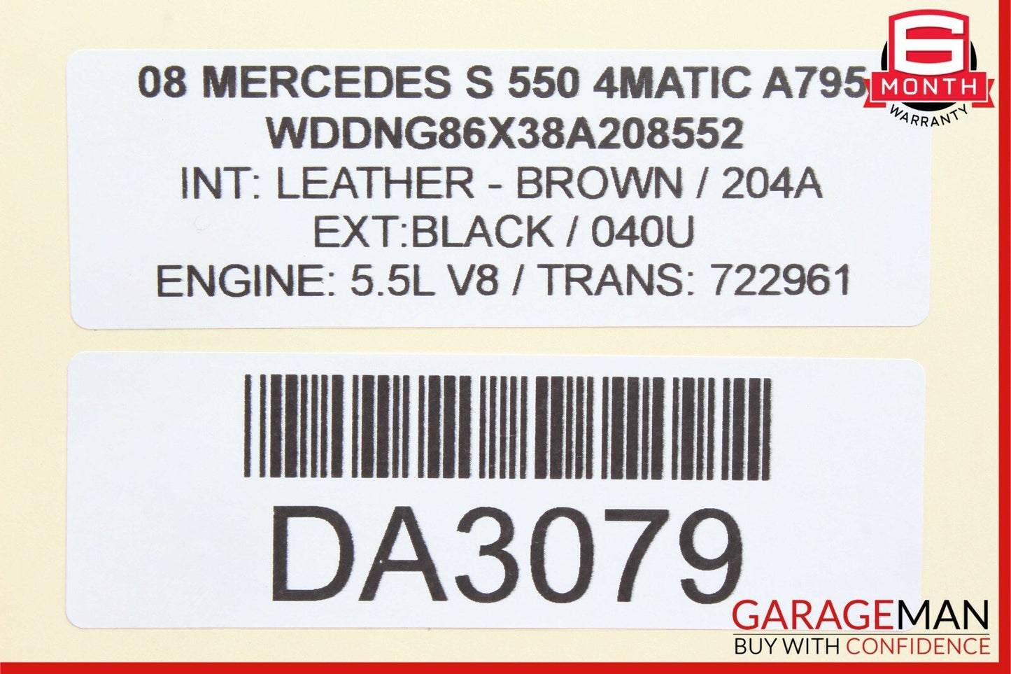 07-13 Mercedes W221 S550 Trunk Lid Hydraulic Pull Down Locking Pump Assembly OEM