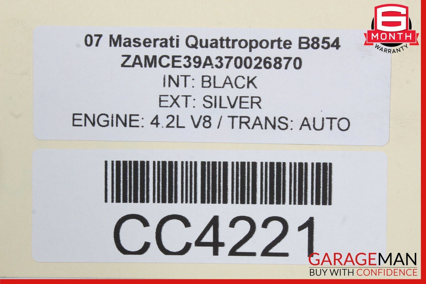 06-13 Maserati Quattroporte M139 S GT S Gas Fuel Tank Reservoir Assembly OEM