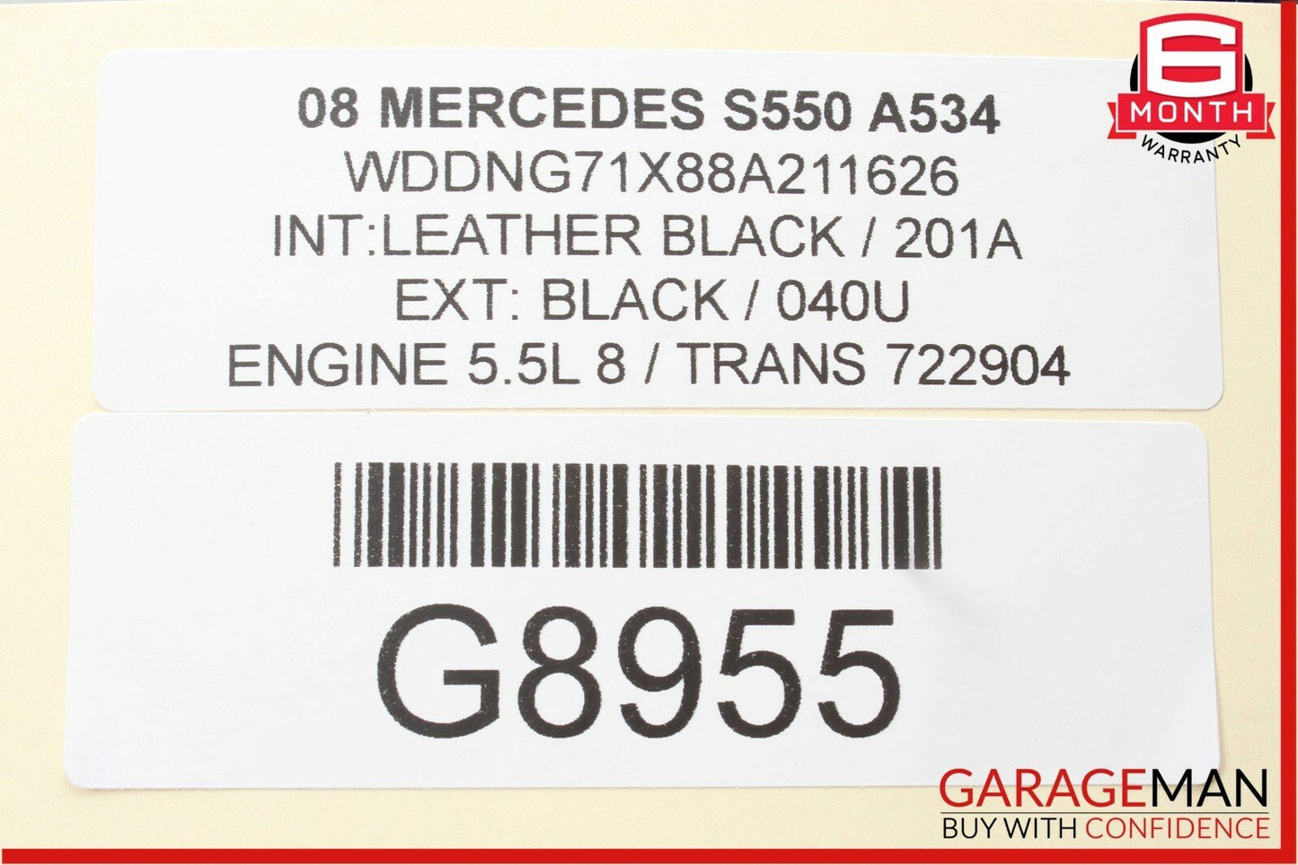 07-09 Mercedes W221 S600 S550 Front Left Under Seat Controller Module