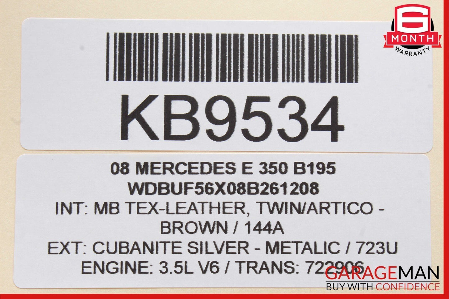 03-09 Mercedes W211 E350 E550 Front Left Driver Side Door Control Module OEM