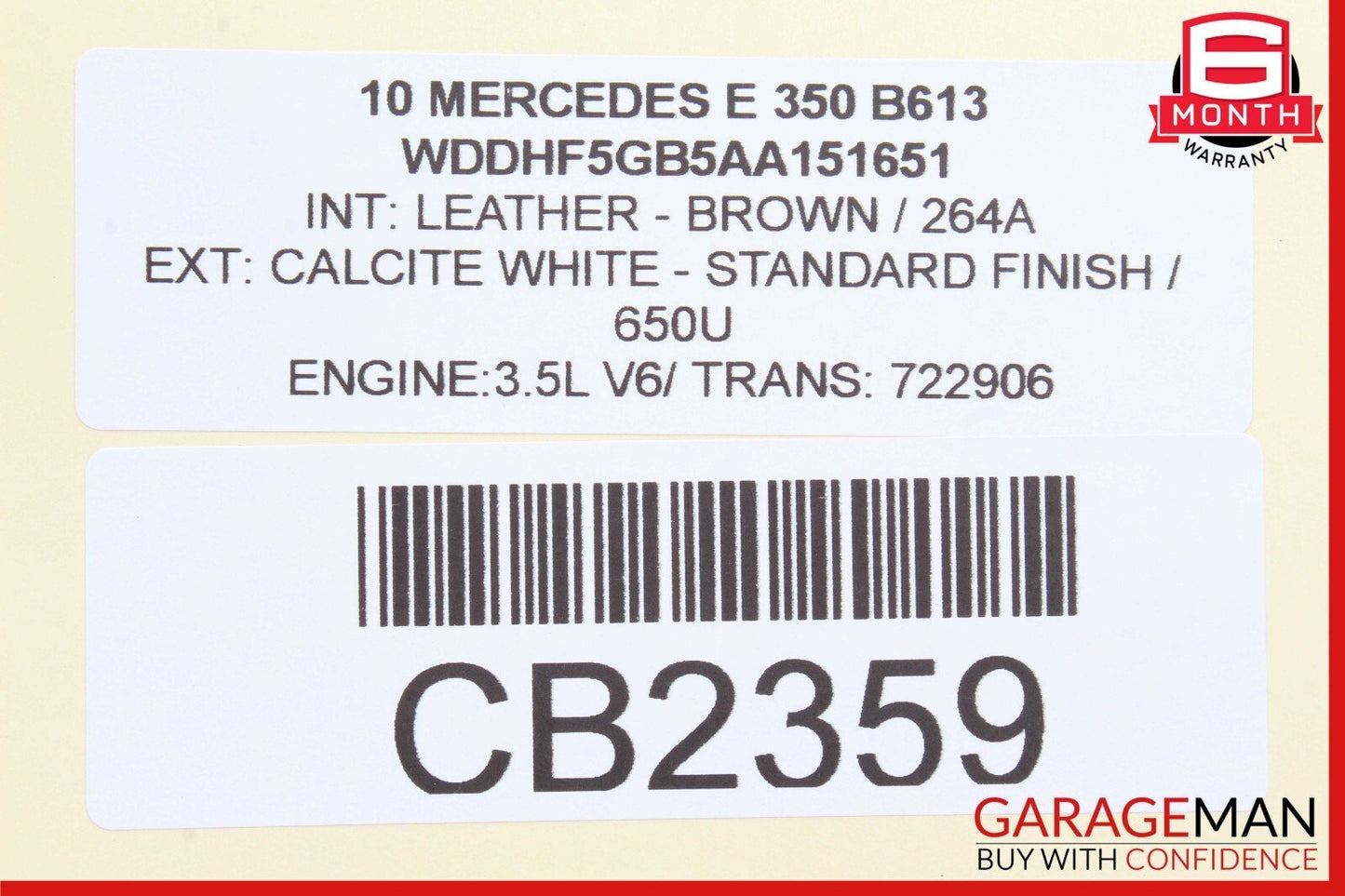 10-18 Mercedes W212 E350 CLS500 Rear Right or Left Door Audio Sound Speaker OEM