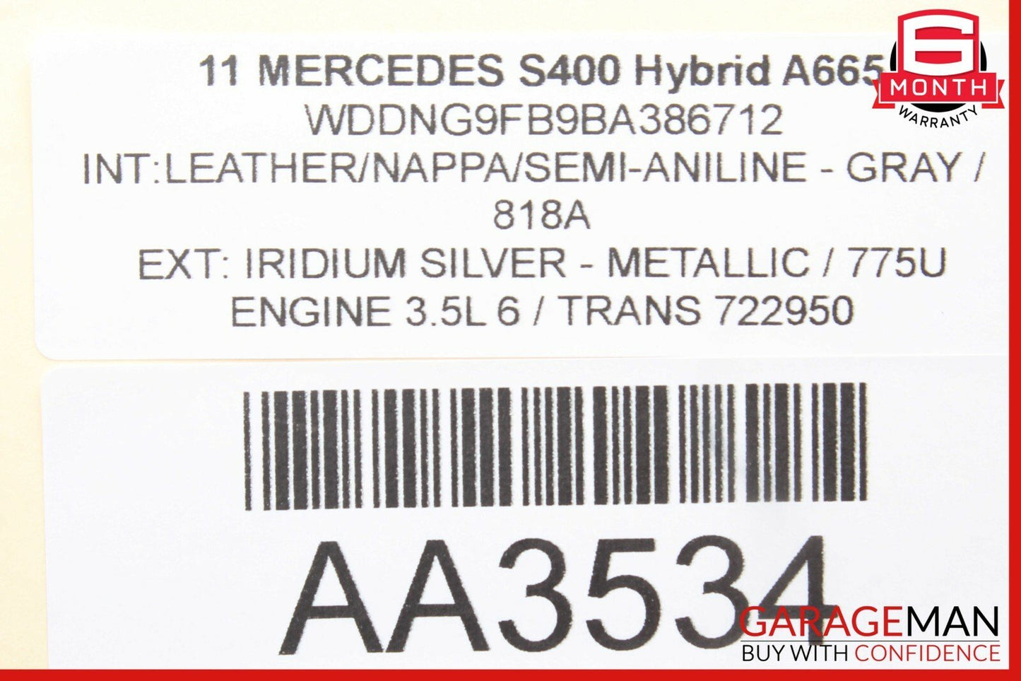07-13 Mercedes W221 CL550 S550 AC A/C Climate Control Switch Dual Zone OEM 59k