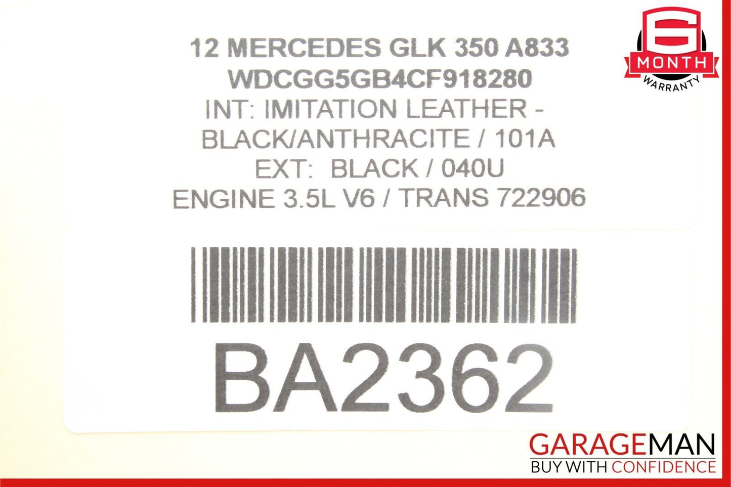 10-15 Mercedes X204 GLK350 GLK250 Front Right Door Panel Tweeter Speaker Cover