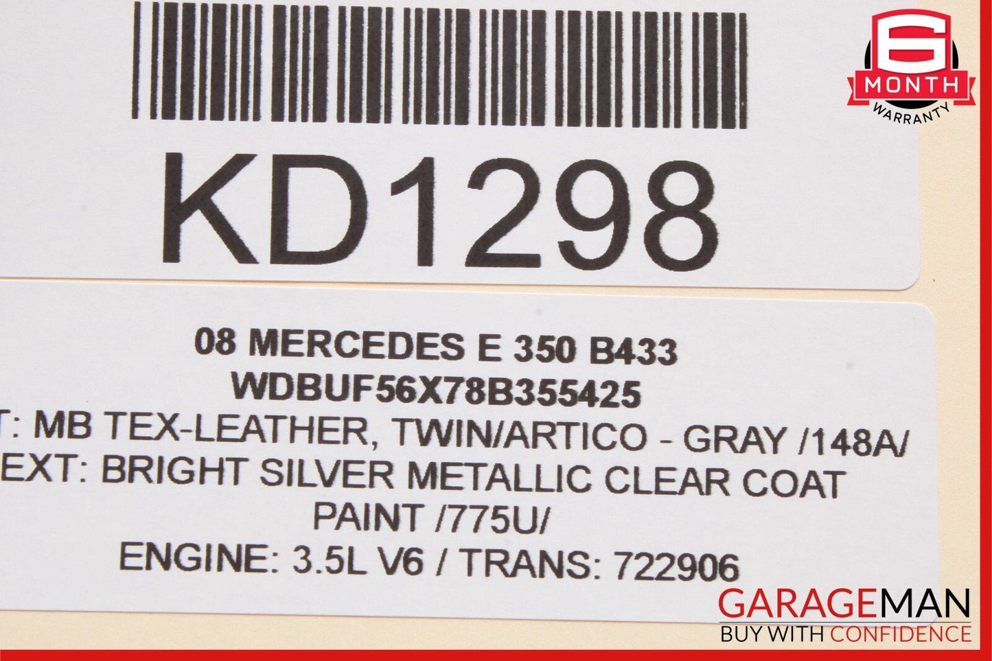 03-12 Mercedes E350 E550 GL450 GL500 CLS550 Front Right Seat Control Module Unit