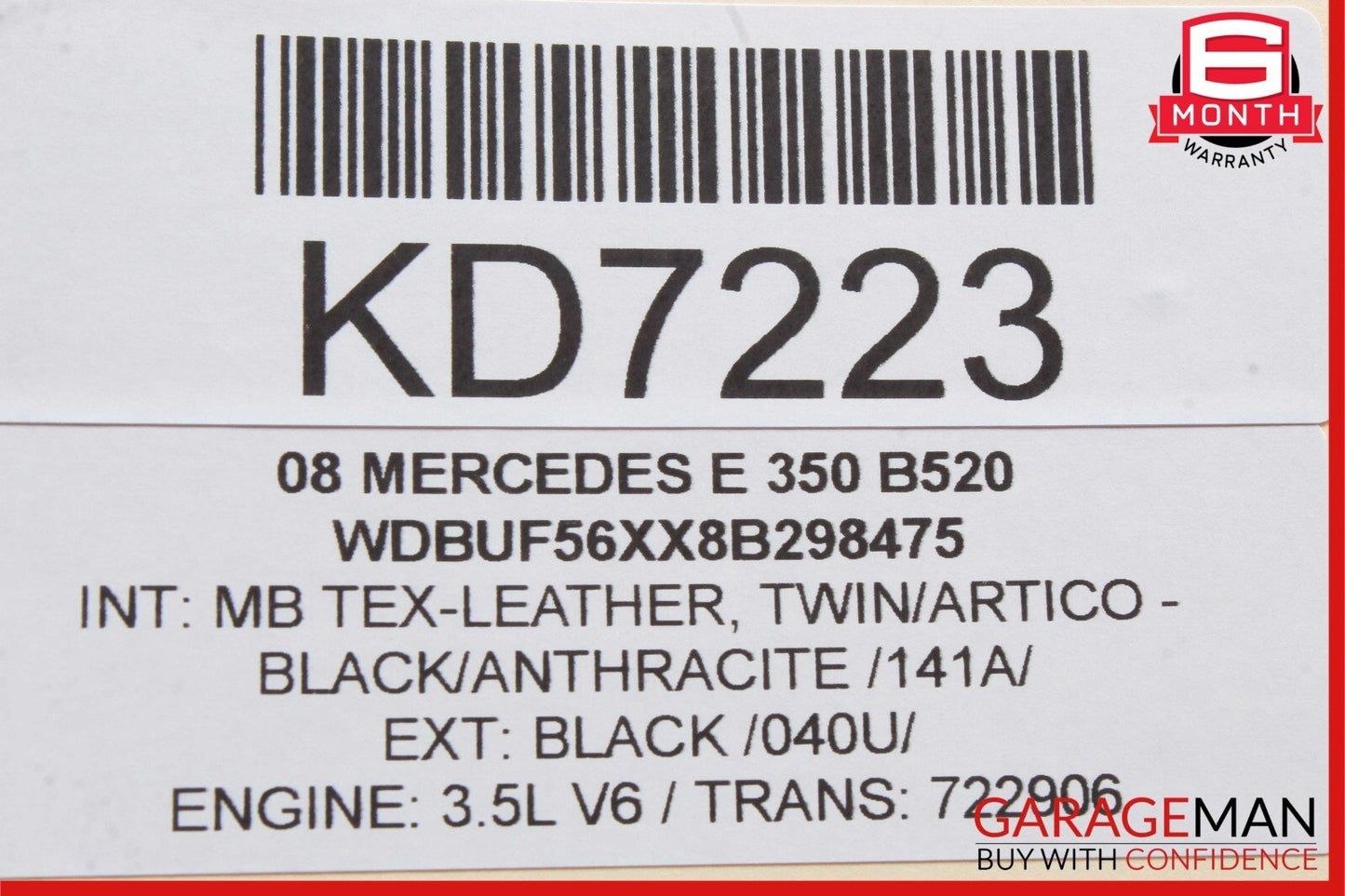 03-12 Mercedes W211 E350 SLK280 GL550 SLK350 Front Left Seat Control Module Unit