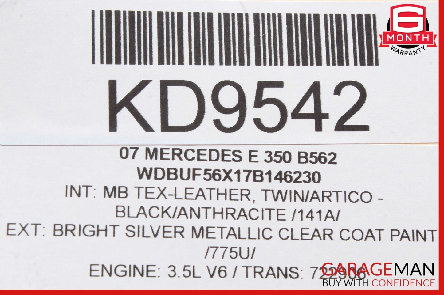 03-09 Mercedes W211 E350 E550 Rear Left Driver Door Control Module OEM