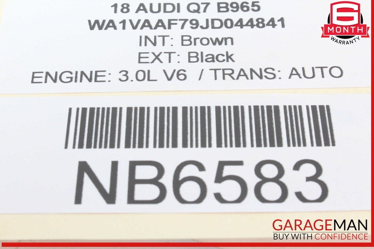 17-19 Audi Q7 Engine Right Intake Camshaft 06E109101BN OEM