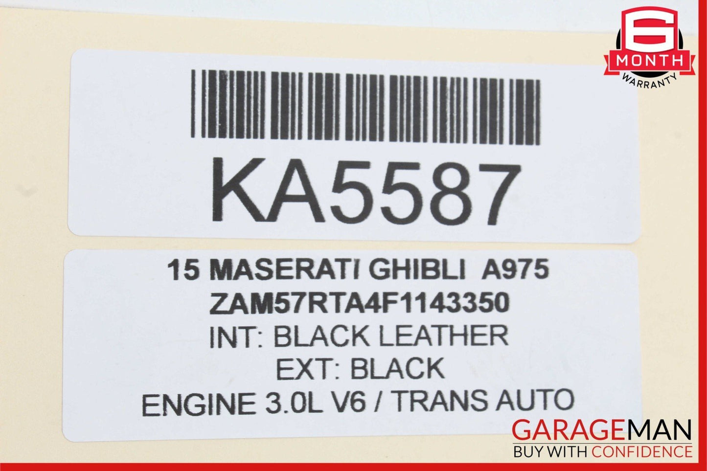14-17 Maserati Ghibli M157 Front Left Side Turbocharger Turbo Manifold Header