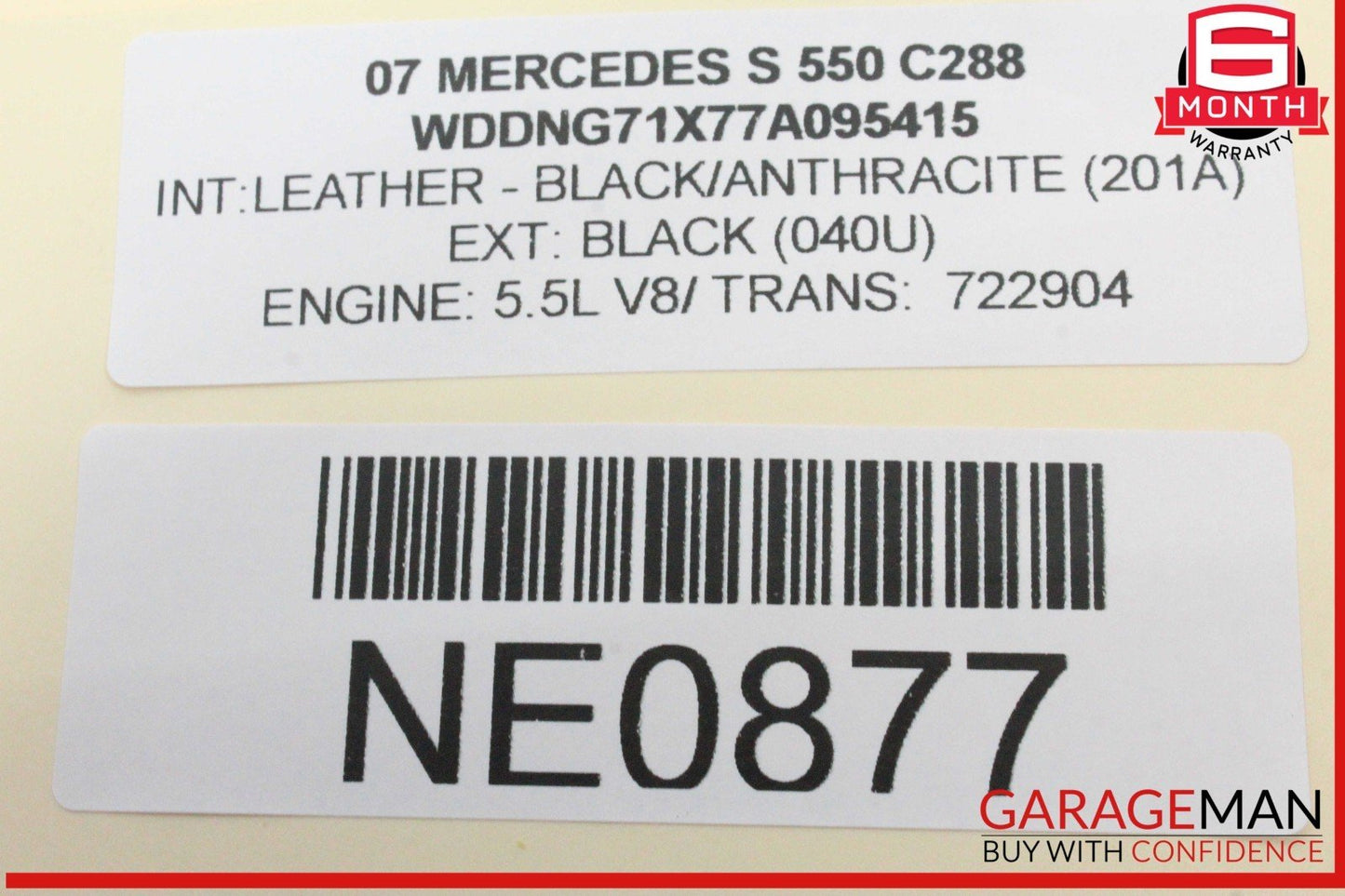 07-13 Mercedes W221 S550 S400 Rear Right or Left Side Door Control Module OEM