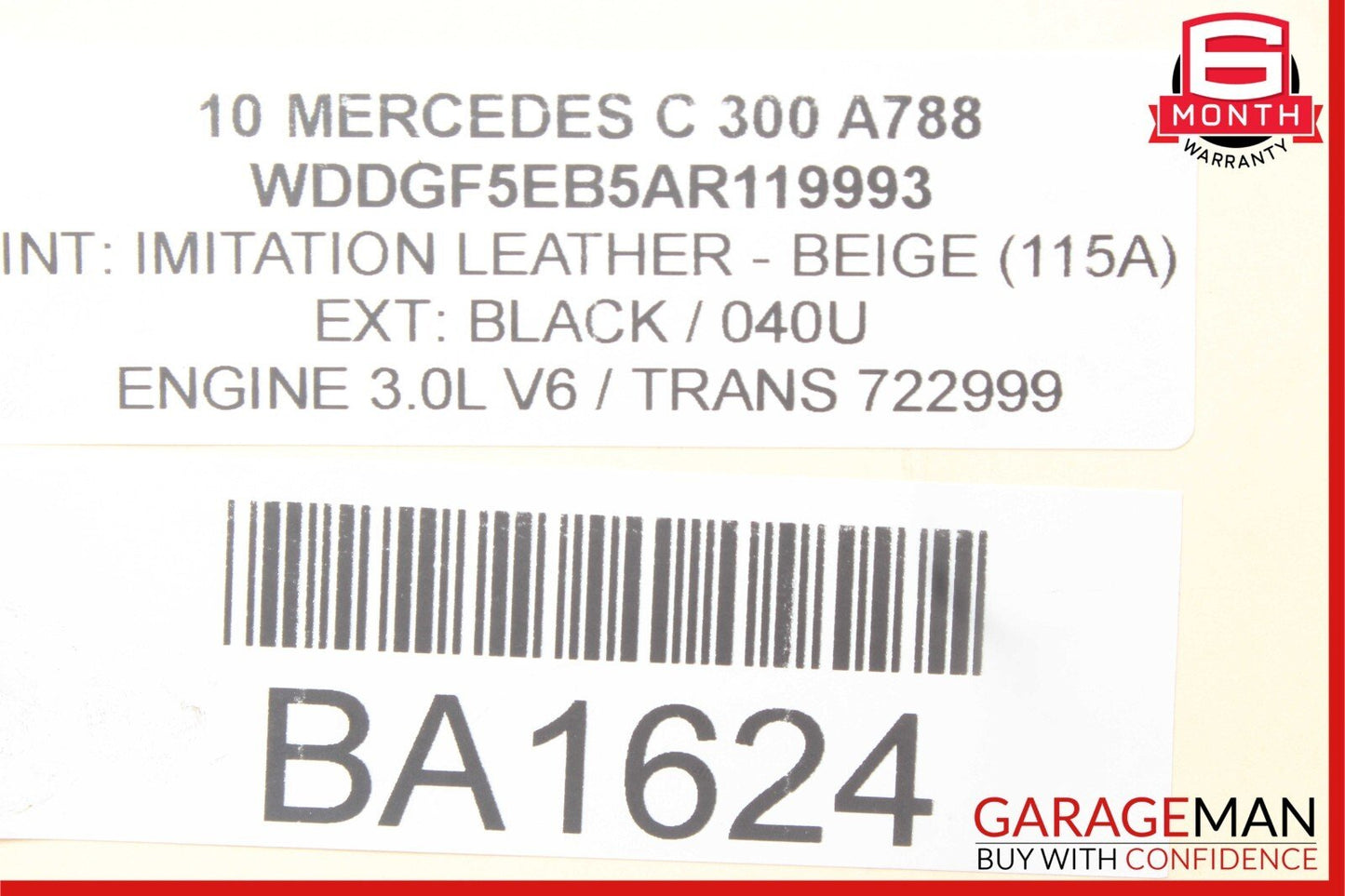06-11 Mercedes W204 C300 R171 E350 Engine Motor Brake Vacuum Pump 2722300565 OEM