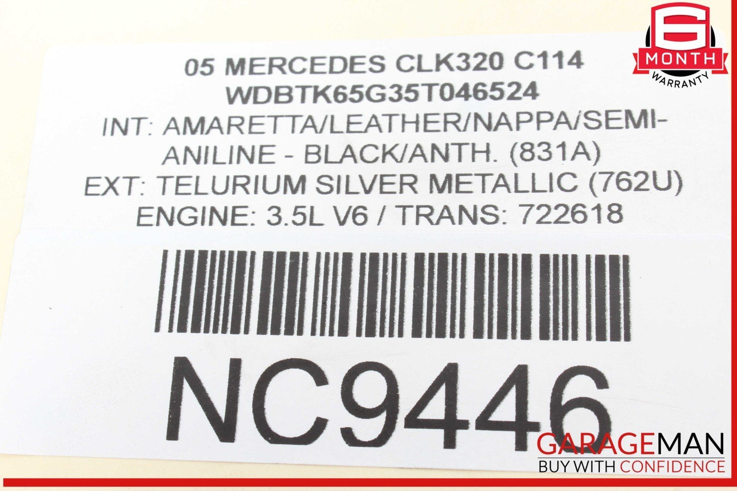 03-09 Mercedes W209 CLK320 Front Right Spindle Knuckle Wheel Hub w/ Rotor Disc