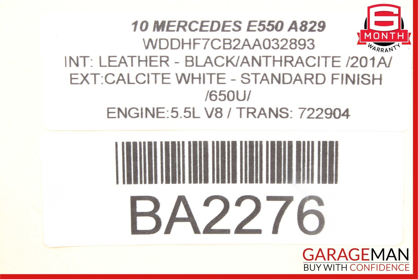 10-17 Mercedes W212 E550 E350 Rear Right / Left Side Suspension Control Arm OEM