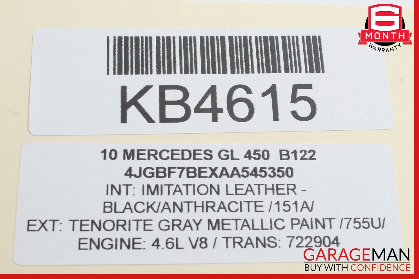 06-12 Mercedes X164 GL450 ML350 Rear Right Quarter Window Regulator Motor OEM