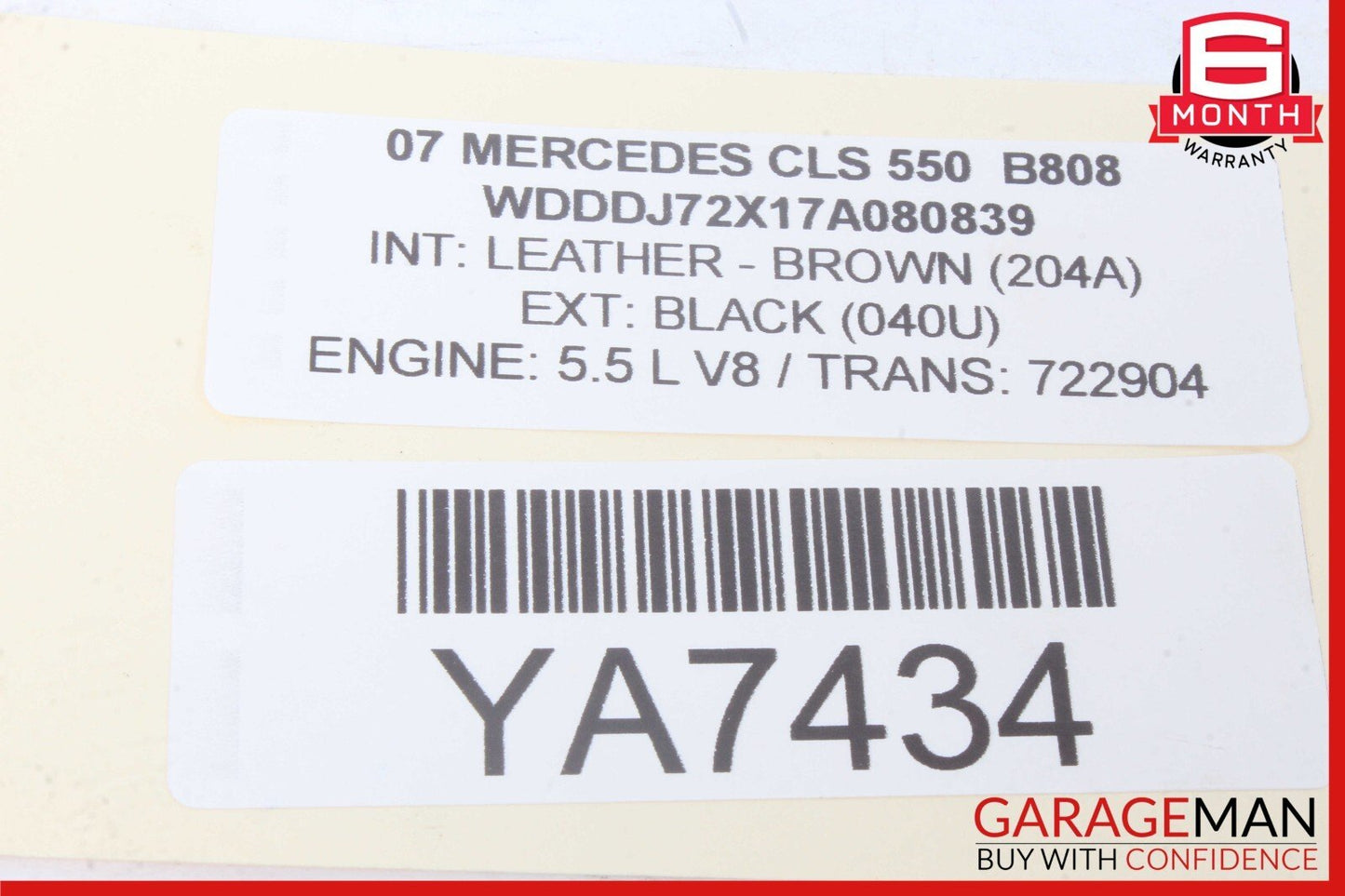 03-11 Mercedes W219 CLS550 CLS63 AMG Center Ashtray Ash Tray Storage Walnut OEM